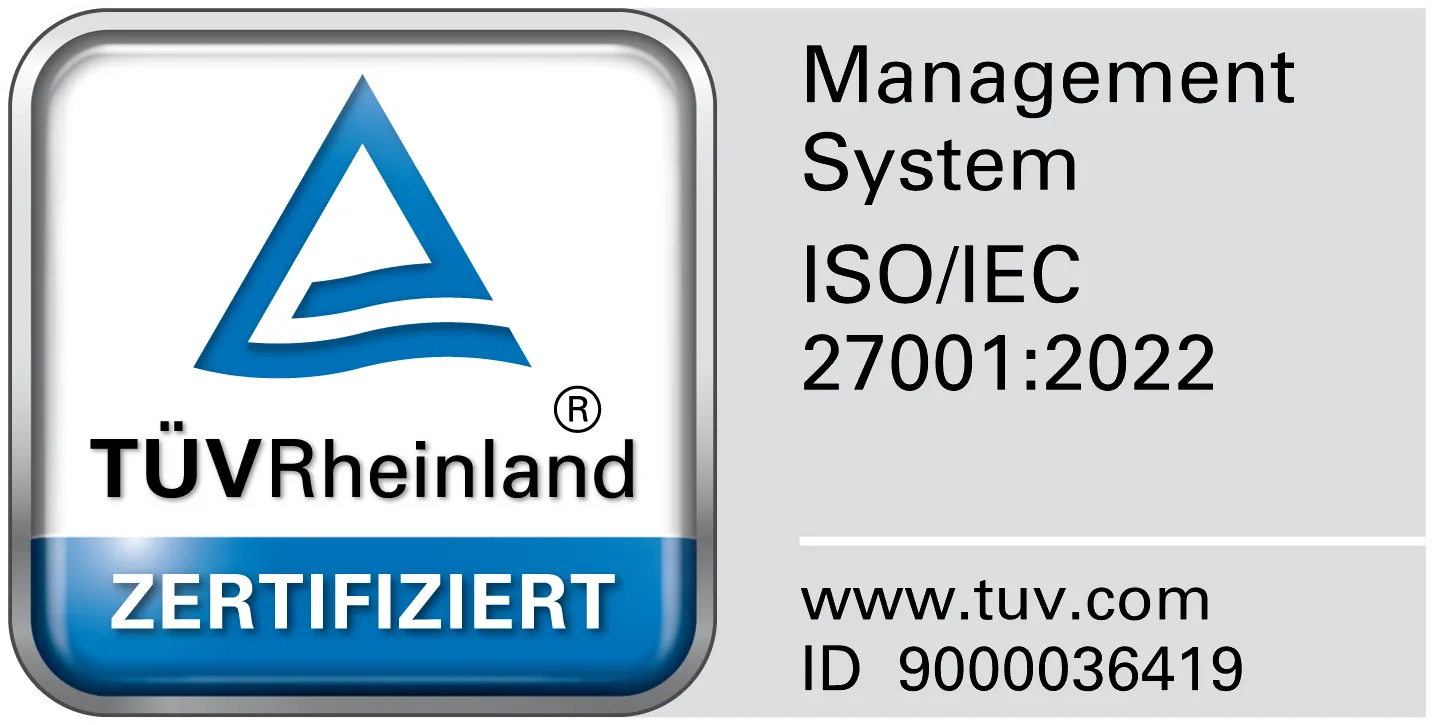 ISO 27001 Prüfzeichen